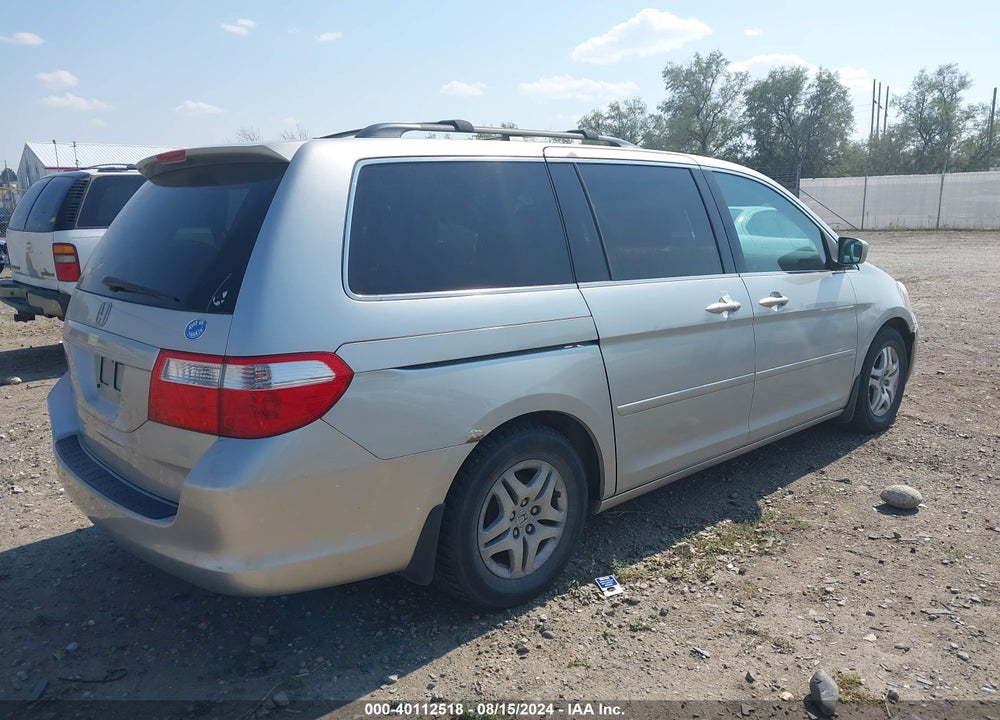 2007 HONDA ODYSSEY EX VIN: 5FNRL384X7B075890