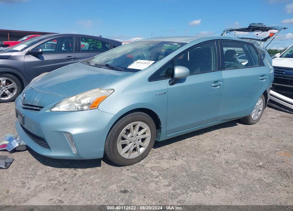 2014 TOYOTA PRIUS V TWO VIN: JTDZN3EU2EJ006650
