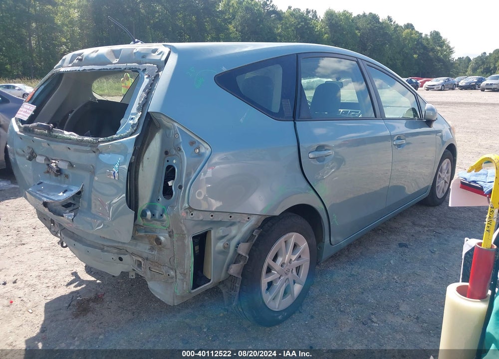 2014 TOYOTA PRIUS V TWO VIN: JTDZN3EU2EJ006650