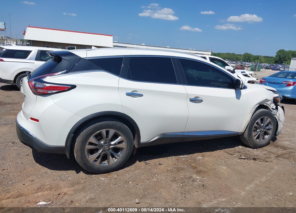 2015 NISSAN MURANO SL VIN: 5N1AZ2MG3FN272417