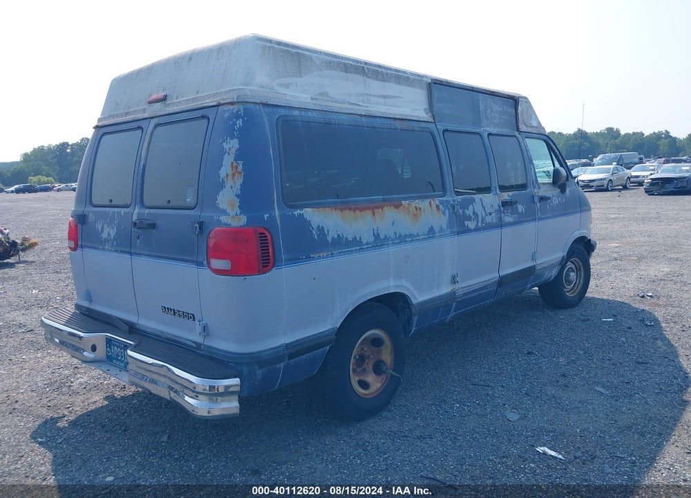 1996 DODGE RAM WAGON B2500 VIN: 2B4HB25Y0TK114331