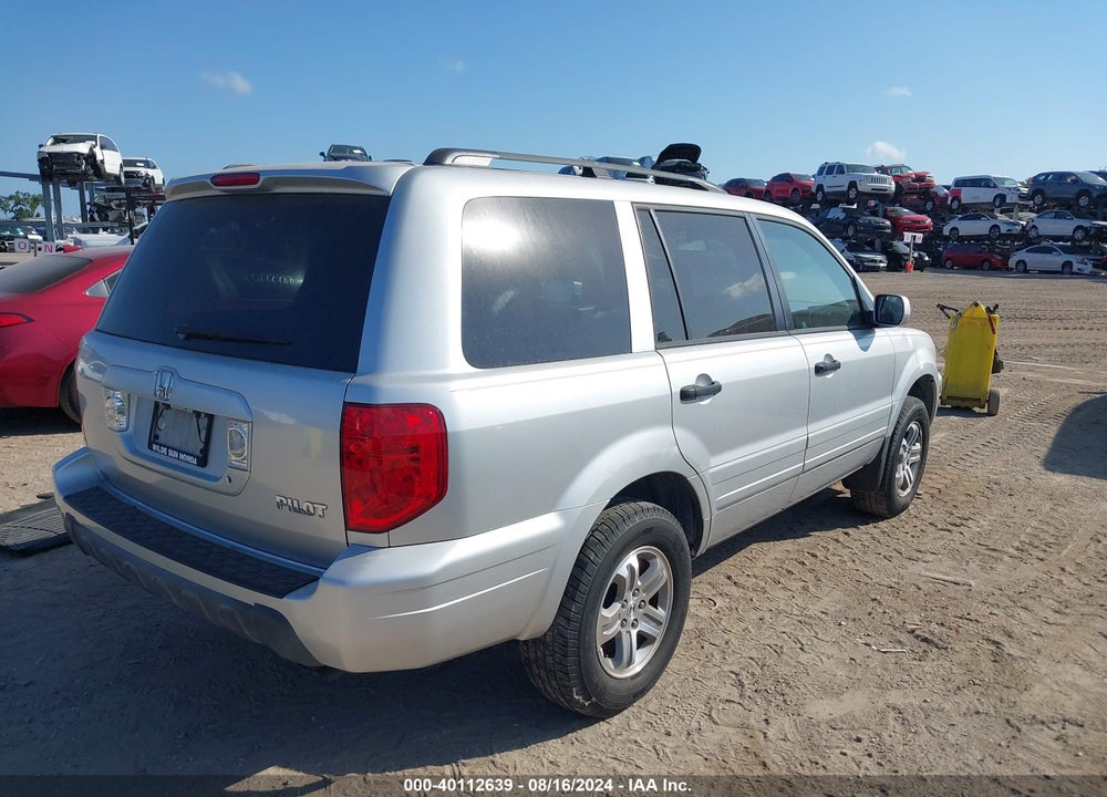 2005 HONDA PILOT EX-L VIN: 2HKYF18705H552486