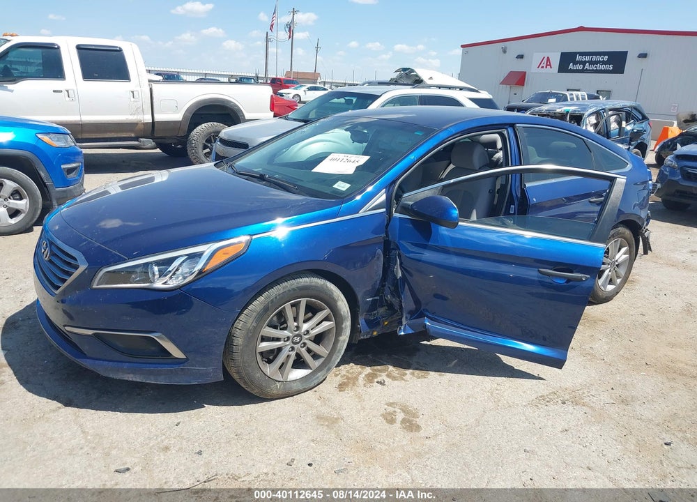 2016 HYUNDAI SONATA SE VIN: 5NPE24AF6GH388178