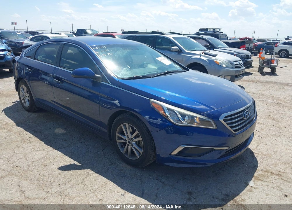 2016 HYUNDAI SONATA SE VIN: 5NPE24AF6GH388178