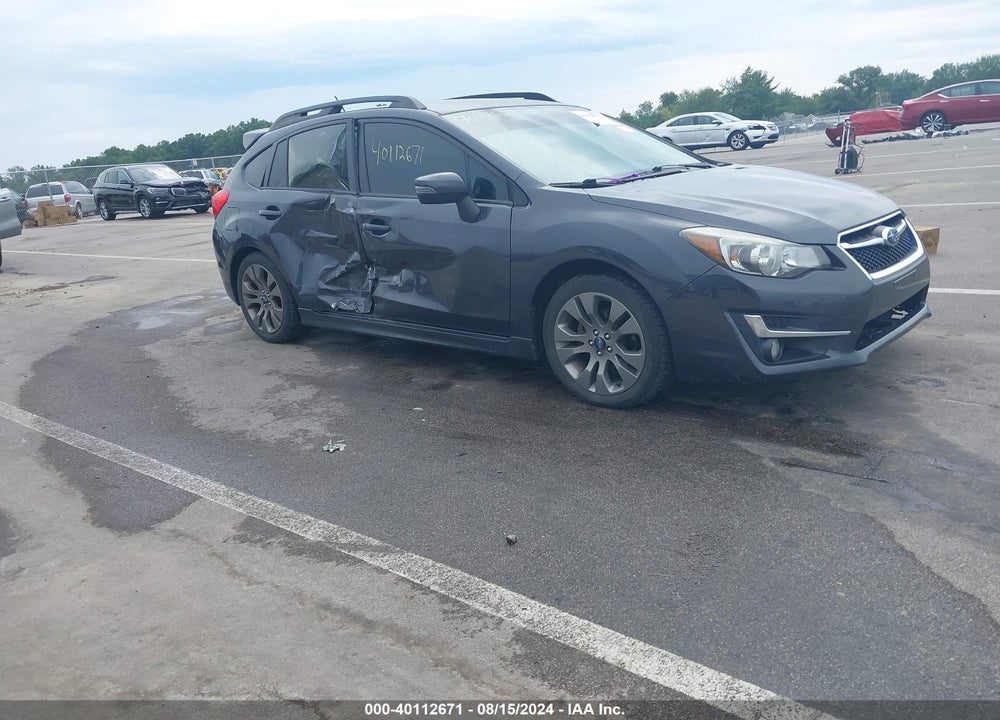 2016 SUBARU IMPREZA 2.0I SPORT PREMIUM VIN: JF1GPAP67G9238286