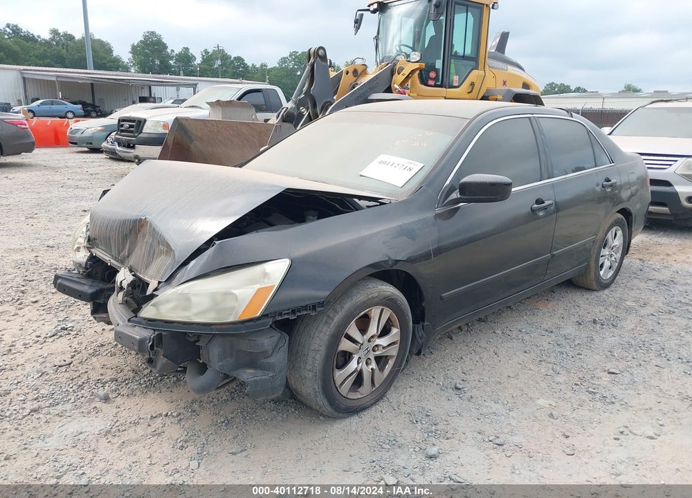 2007 HONDA ACCORD 2.4 LX VIN: 3HGCM56437G706346