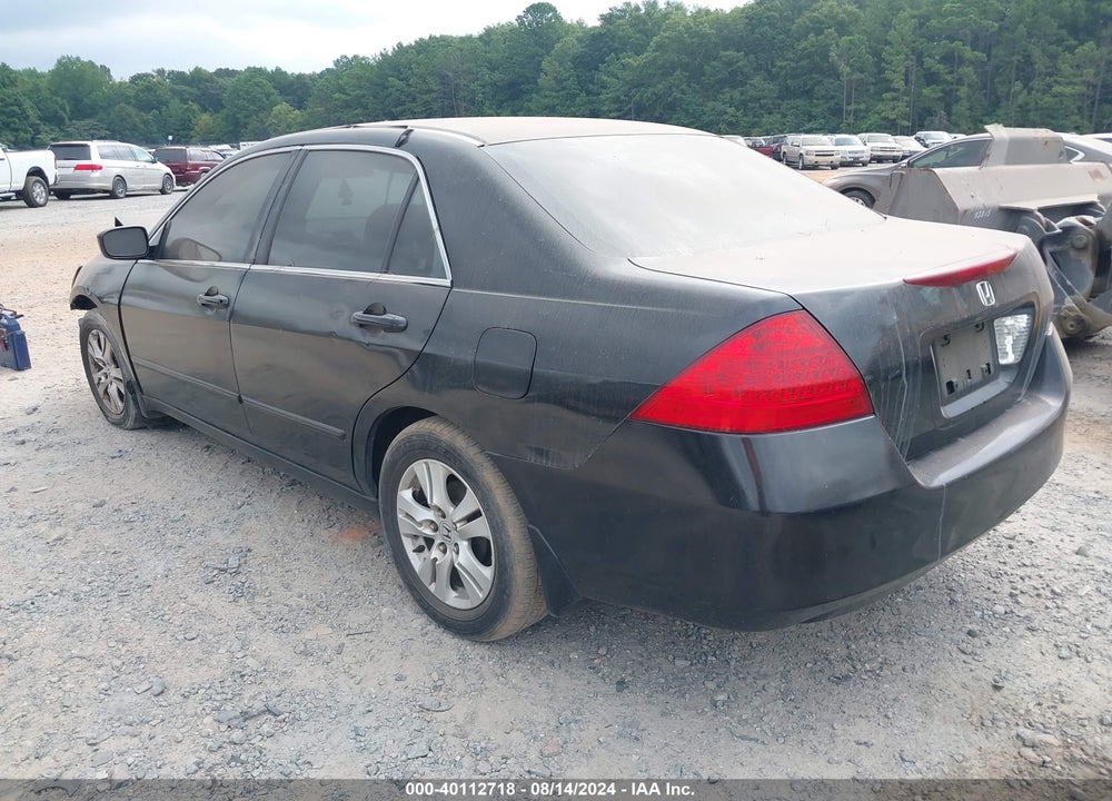 2007 HONDA ACCORD 2.4 LX VIN: 3HGCM56437G706346