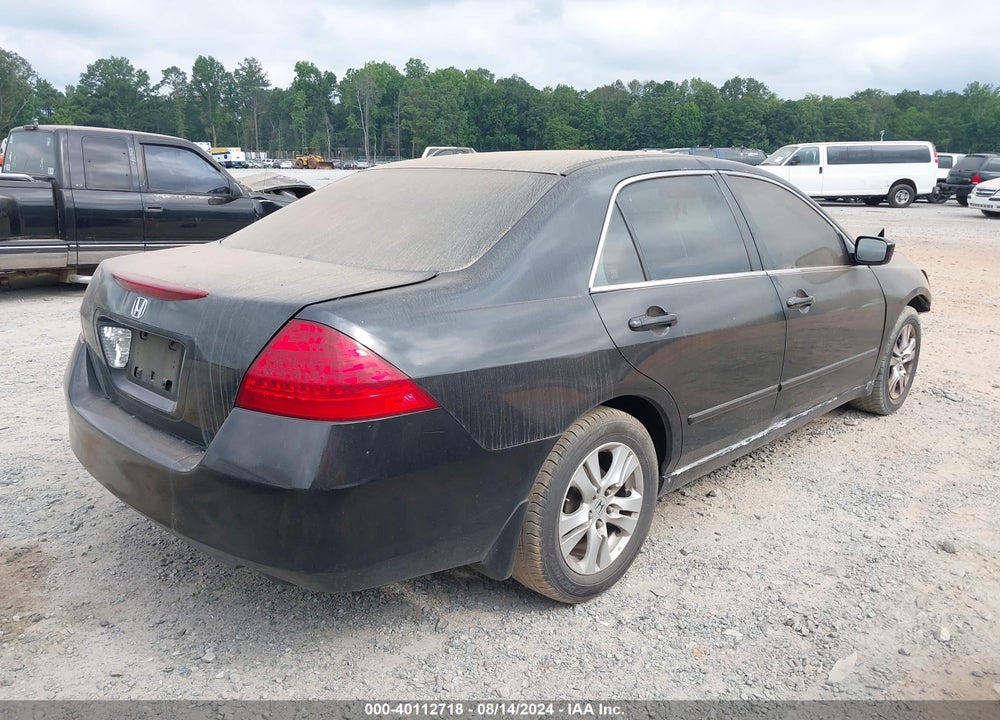 2007 HONDA ACCORD 2.4 LX VIN: 3HGCM56437G706346
