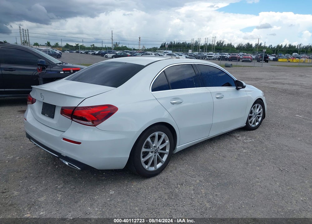 2019 MERCEDES-BENZ A 220 VIN: WDD3G4EB3KW019142