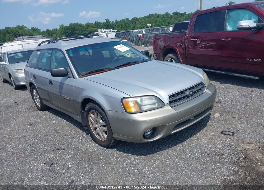 2003 SUBARU OUTBACK VIN: 4S3BH675837631239