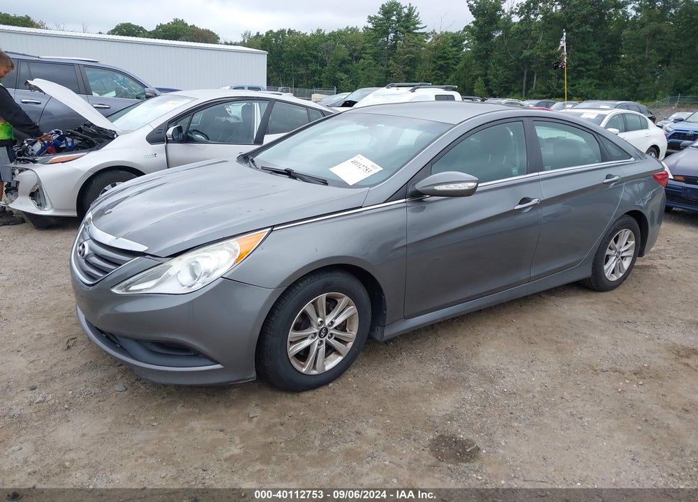 2014 HYUNDAI SONATA GLS VIN: 5NPEB4ACXEH861129