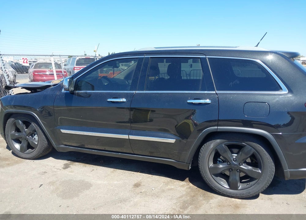 2011 JEEP GRAND CHEROKEE OVERLAND VIN: 1J4RR6GT5BC604817