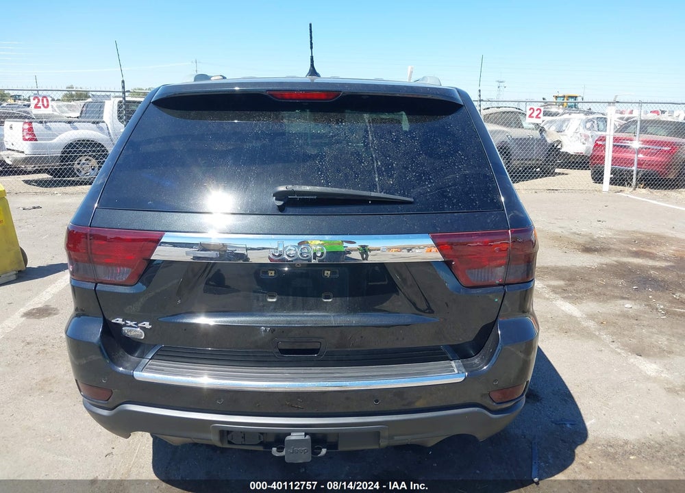 2011 JEEP GRAND CHEROKEE OVERLAND VIN: 1J4RR6GT5BC604817