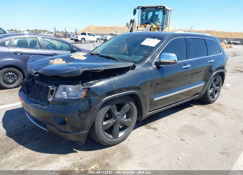 2011 JEEP GRAND CHEROKEE OVERLAND VIN: 1J4RR6GT5BC604817