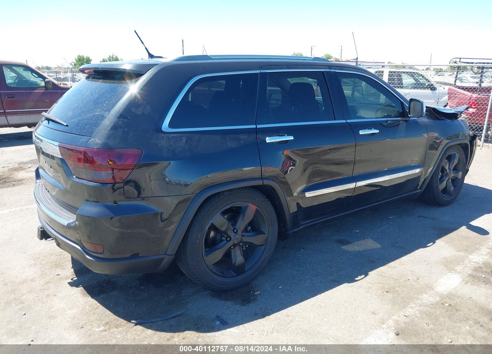 2011 JEEP GRAND CHEROKEE OVERLAND VIN: 1J4RR6GT5BC604817