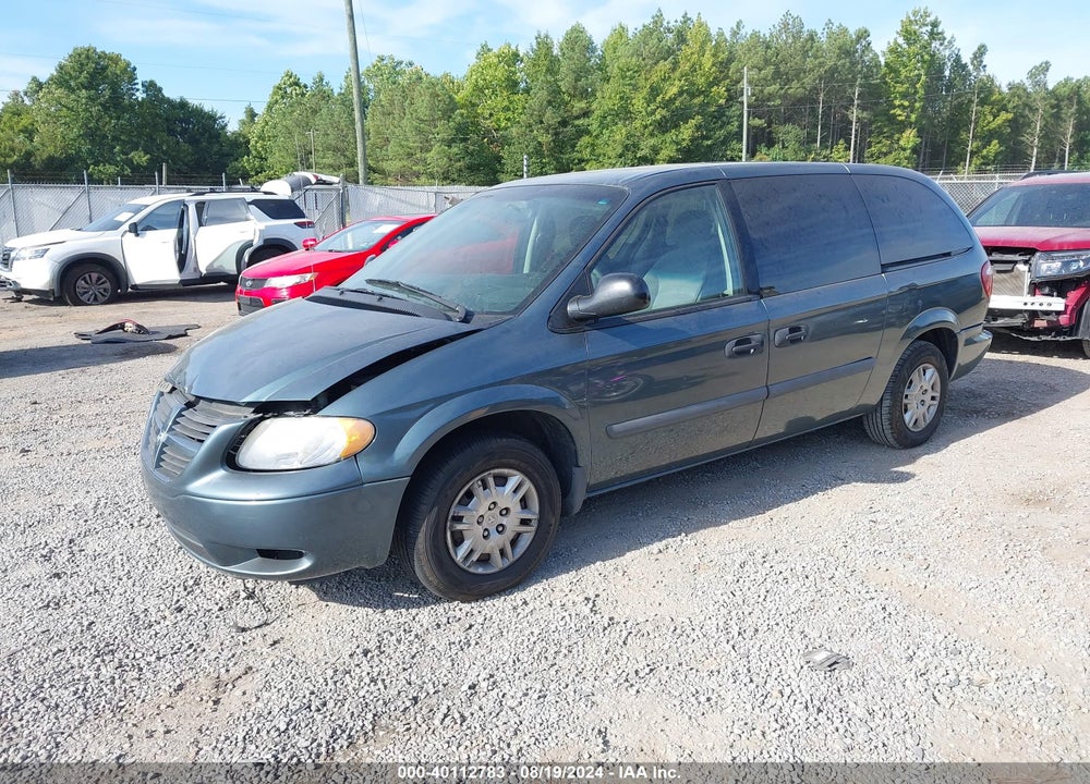 2007 DODGE GRAND CARAVAN SE VIN: 1D4GP24R77B202706