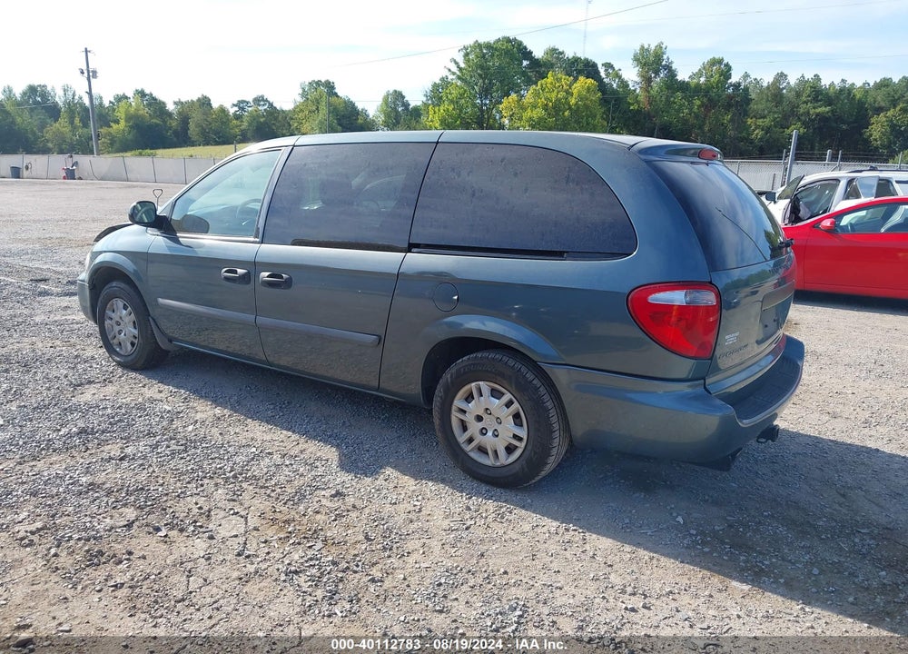 2007 DODGE GRAND CARAVAN SE VIN: 1D4GP24R77B202706