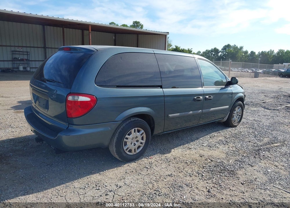 2007 DODGE GRAND CARAVAN SE VIN: 1D4GP24R77B202706