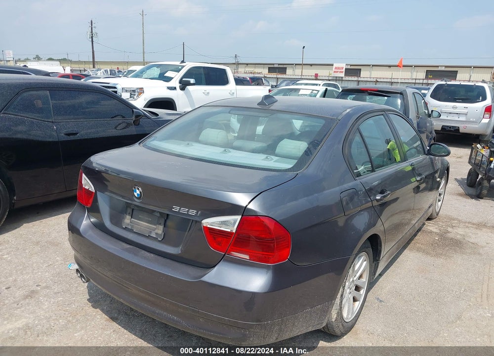 2007 BMW 328I VIN: WBAVA37527NL12014