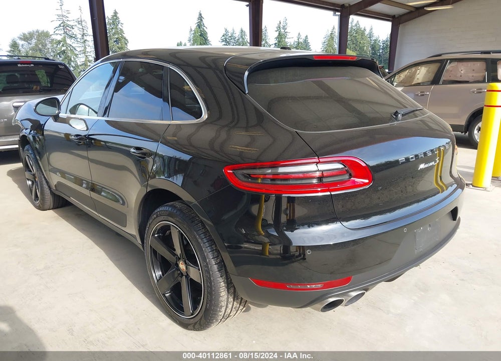 2015 PORSCHE MACAN S VIN: WP1AB2A51FLB71219