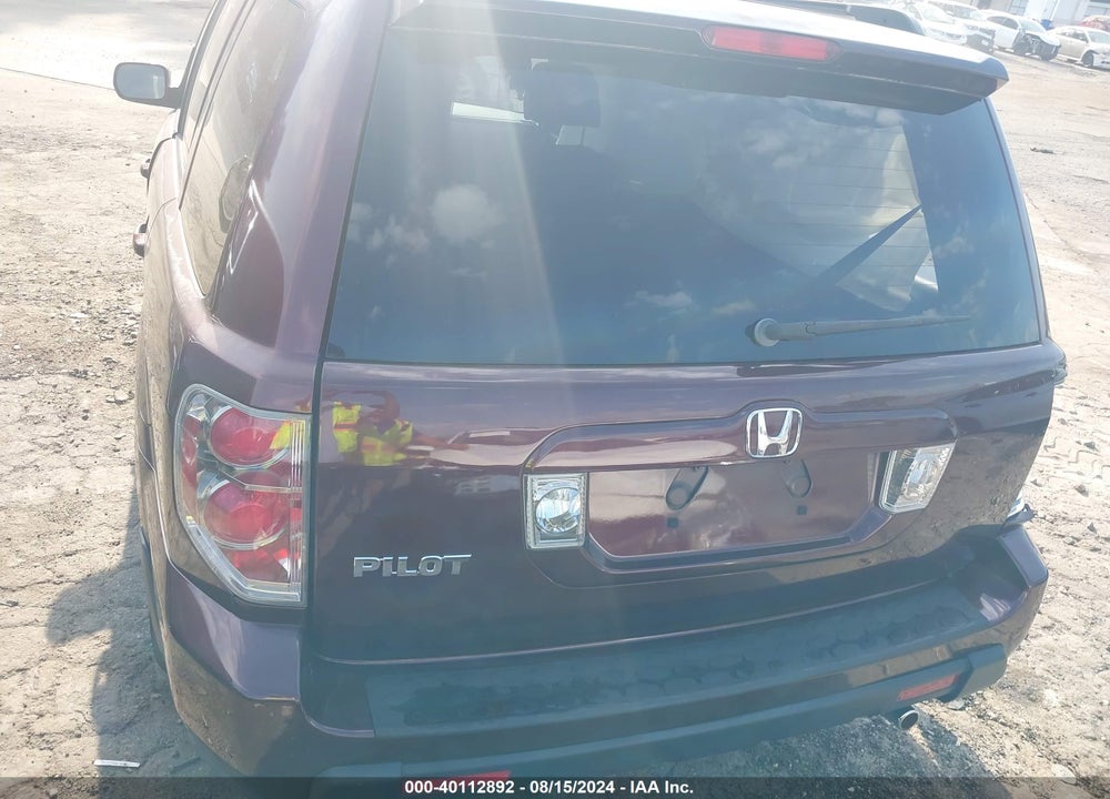 2008 HONDA PILOT VP VIN: 5FNYF28288B002806