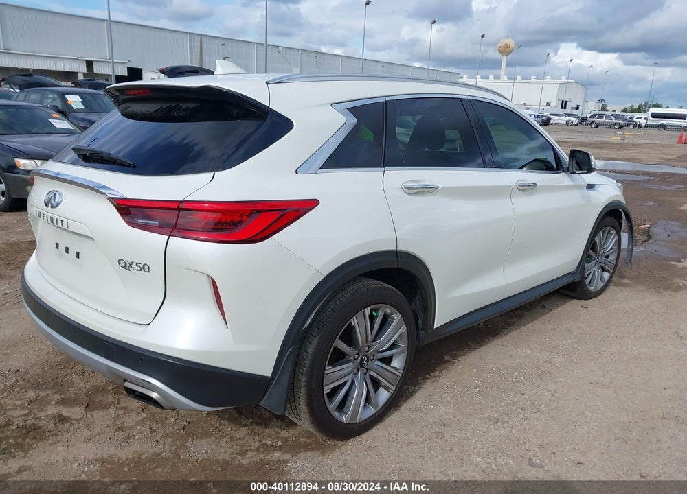 2022 INFINITI QX50 SENSORY VIN: 3PCAJ5EA2NF105566