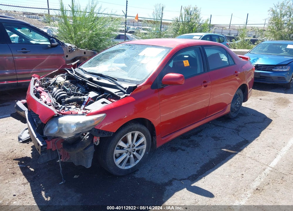 2010 TOYOTA COROLLA S VIN: 2T1BU4EE5AC406114