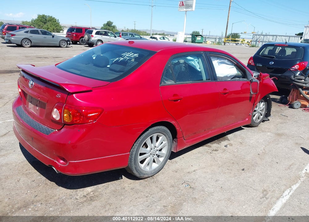 2010 TOYOTA COROLLA S VIN: 2T1BU4EE5AC406114
