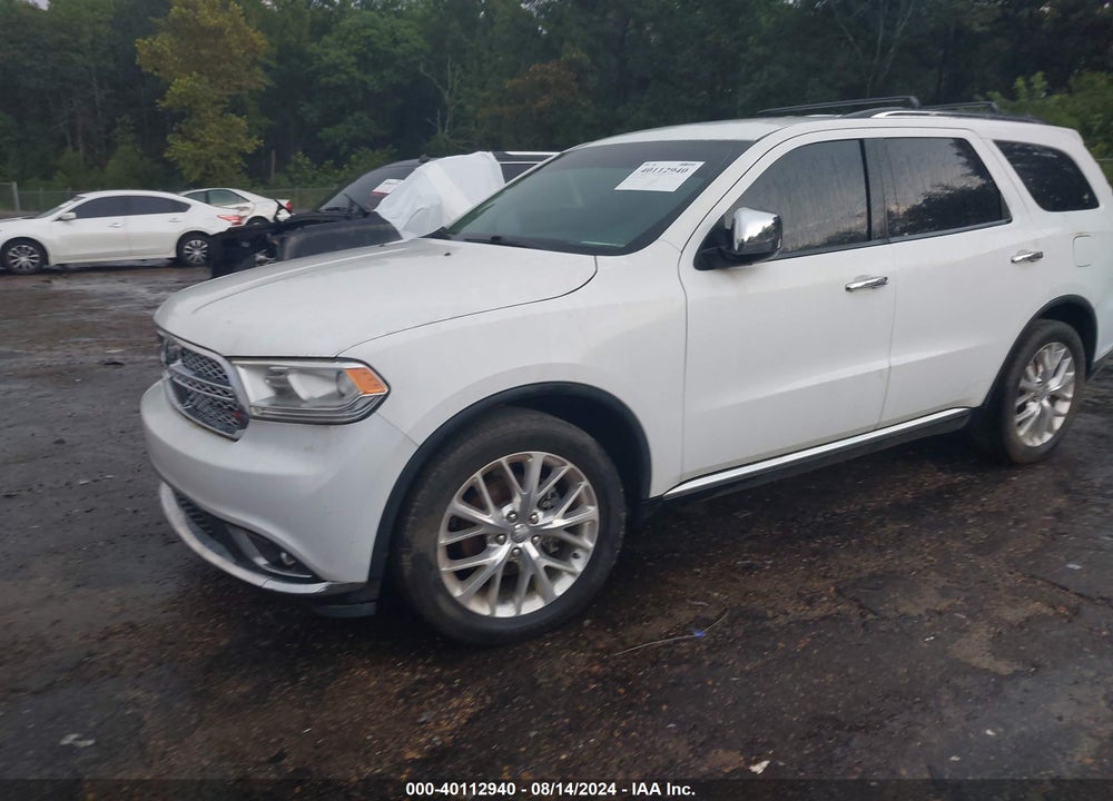 2016 DODGE DURANGO VIN: 1C4RDHAG2GC424293