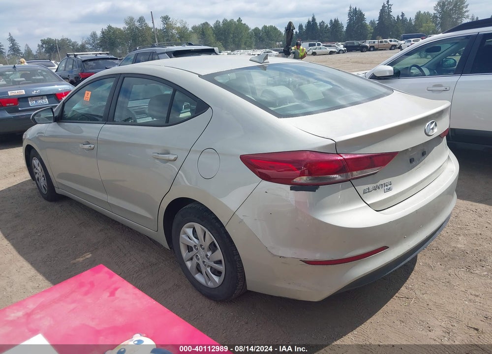 2017 HYUNDAI ELANTRA SE VIN: 5NPD74LF0HH166621
