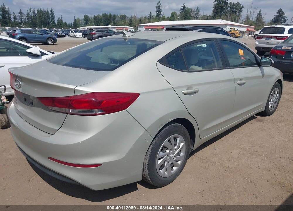 2017 HYUNDAI ELANTRA SE VIN: 5NPD74LF0HH166621