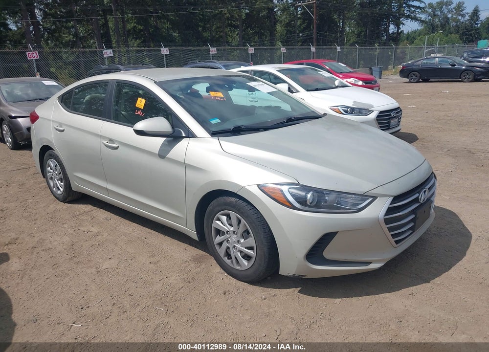 2017 HYUNDAI ELANTRA SE VIN: 5NPD74LF0HH166621