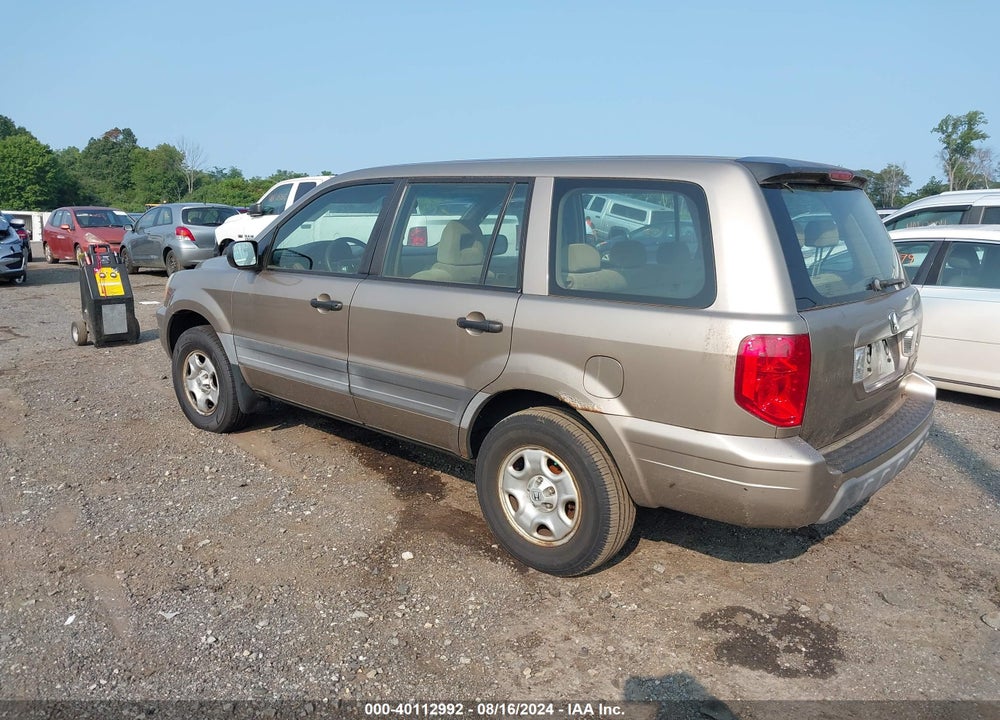 2004 HONDA PILOT LX VIN: 2HKYF18194H571869