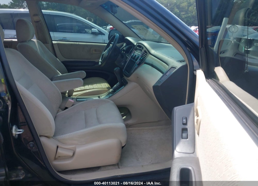 2003 TOYOTA HIGHLANDER VIN: JTEGD21A730065224