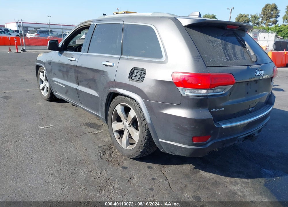 2014 JEEP GRAND CHEROKEE OVERLAND VIN: 1C4RJFCG2EC137687