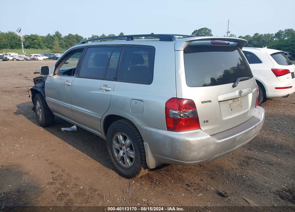 2004 TOYOTA HIGHLANDER V6 VIN: JTEEP21A640003426