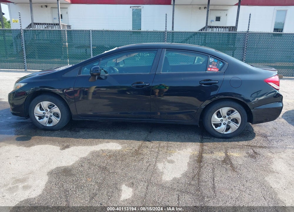 2013 HONDA CIVIC VIN: 2HGFB2F50DH600765