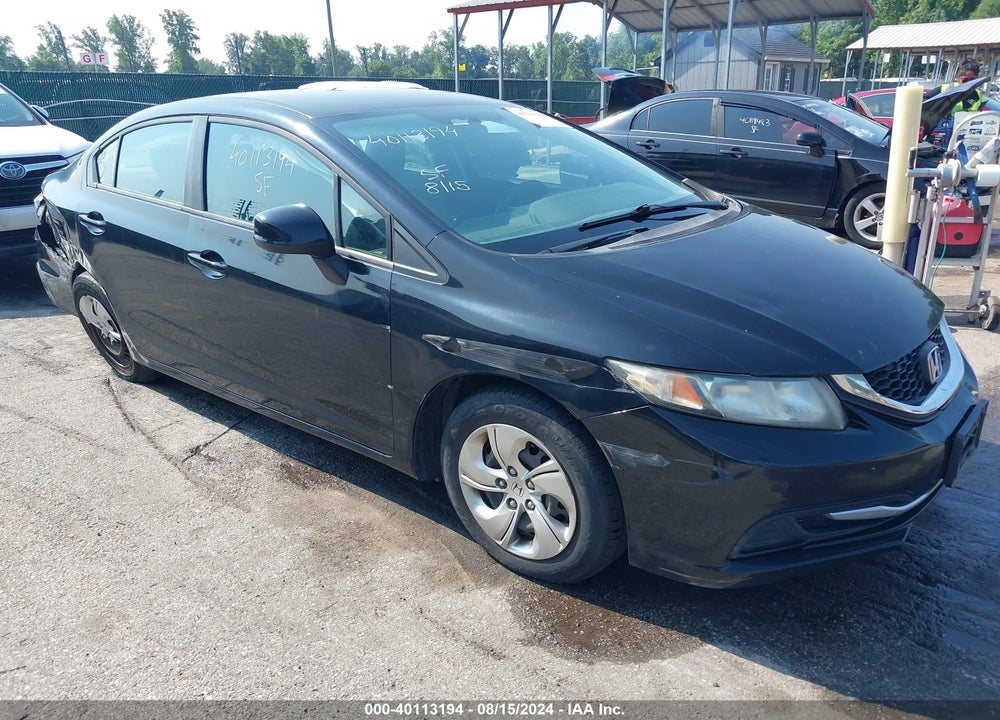 2013 HONDA CIVIC VIN: 2HGFB2F50DH600765