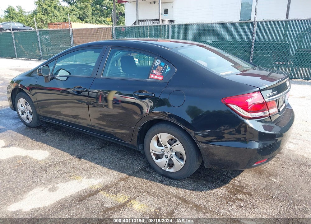 2013 HONDA CIVIC VIN: 2HGFB2F50DH600765