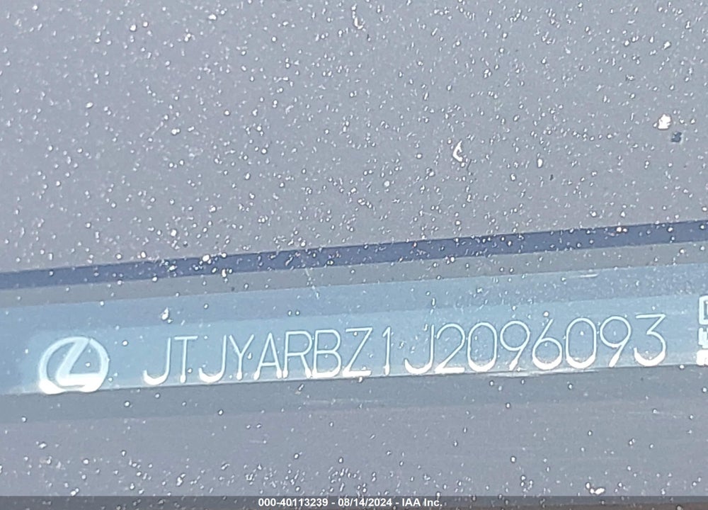 2018 LEXUS NX 300 F-SPORT VIN: JTJYARBZ1J2096093