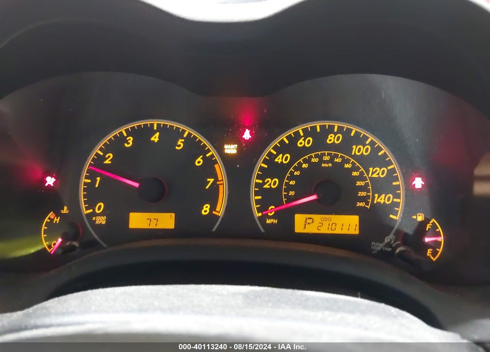 2011 TOYOTA COROLLA VIN: 2T1BU4EE1BC618025