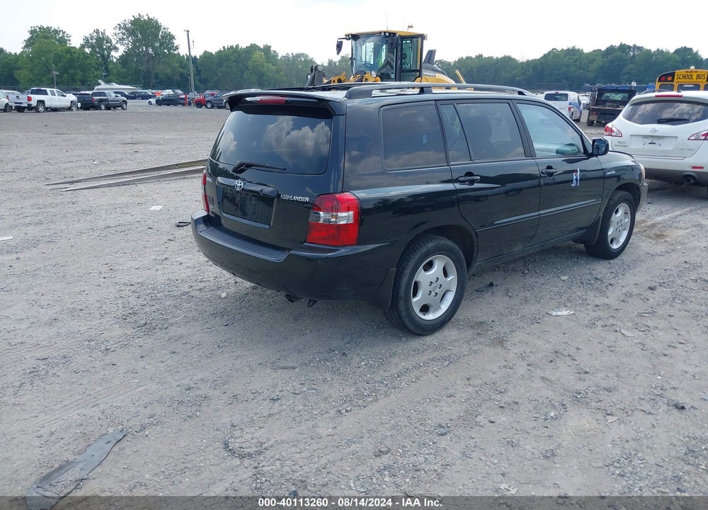 2004 TOYOTA HIGHLANDER LIMITED V6 VIN: JTEDP21A740022918