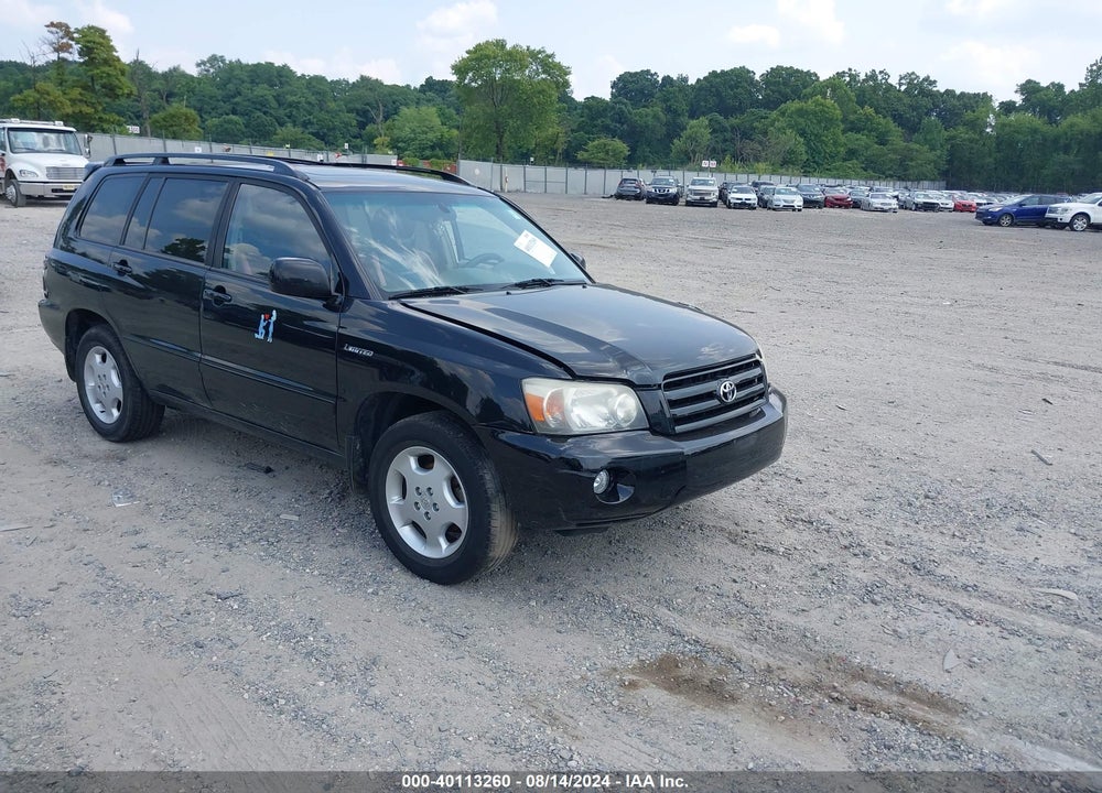 2004 TOYOTA HIGHLANDER LIMITED V6 VIN: JTEDP21A740022918