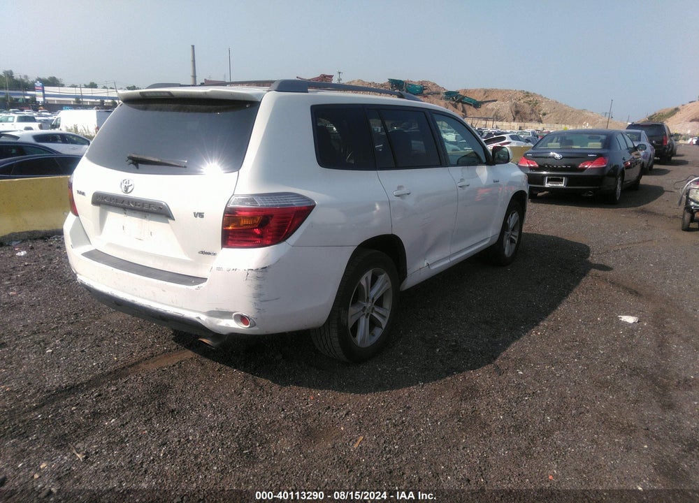 2008 TOYOTA HIGHLANDER SPORT VIN: JTEES43A782078377
