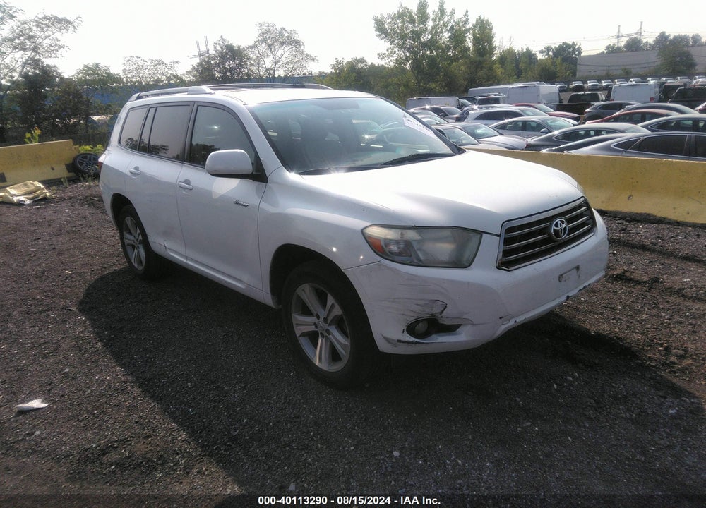 2008 TOYOTA HIGHLANDER SPORT VIN: JTEES43A782078377