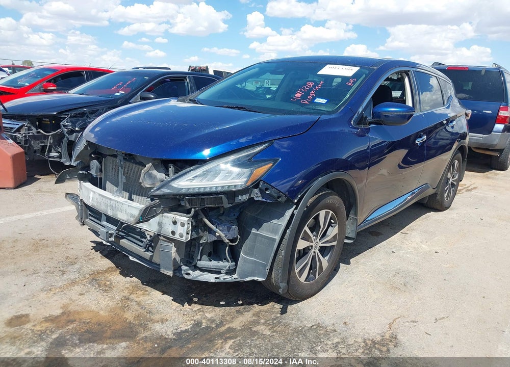 2020 NISSAN MURANO S FWD VIN: 5N1AZ2AJ7LN130499