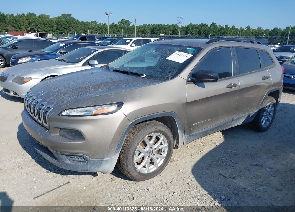 2016 JEEP CHEROKEE SPORT VIN: 1C4PJLAB7GW351802