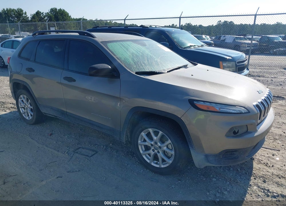 2016 JEEP CHEROKEE SPORT VIN: 1C4PJLAB7GW351802