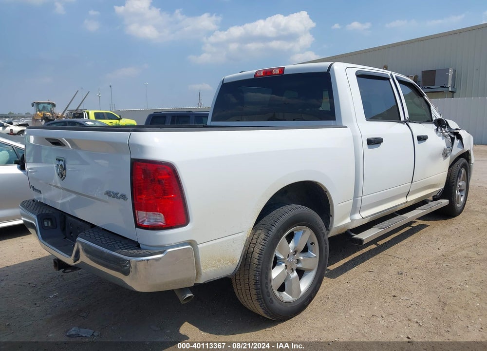 2019 RAM 1500 CLASSIC TRADESMAN 4X4 5'7 BOX VIN: 1C6RR7KG5KS621927
