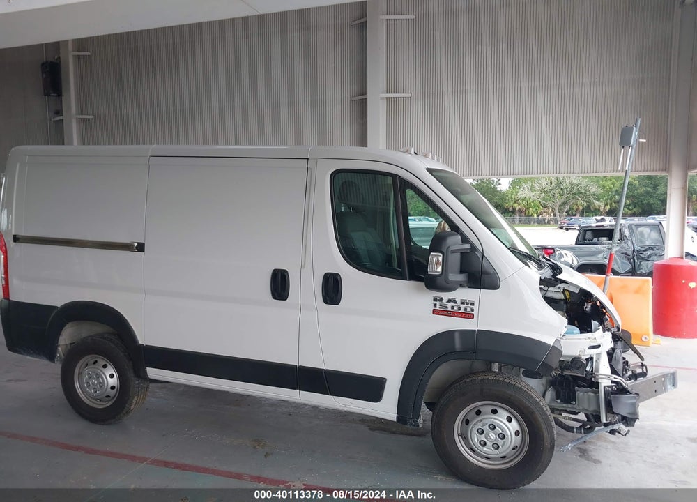 2021 RAM PROMASTER 1500 LOW ROOF 118 WB VIN: 3C6LRVNG3ME565076